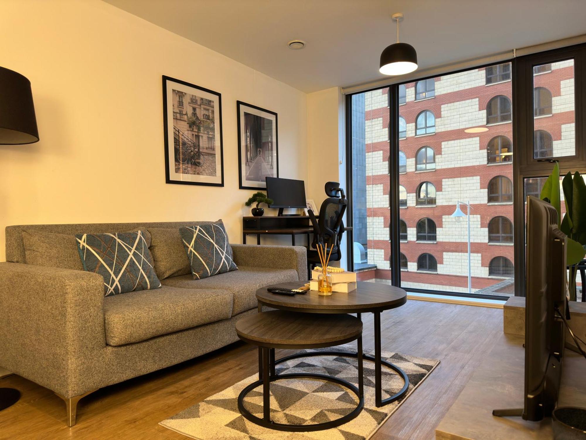 Cozy City Centre Apartment With Free Parking And Free Gym Бирмингем Экстерьер фото