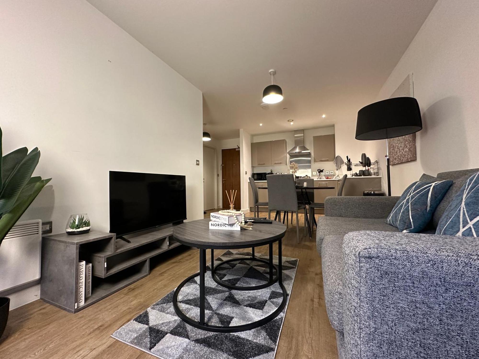 Cozy City Centre Apartment With Free Parking And Free Gym Бирмингем Экстерьер фото